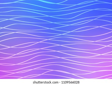 Light Pink, Blue vector natural abstract background. Colorful illustration in abstract style with doodles. The pattern can be used for heads of websites and designs.