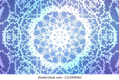 Light Pink, Blue vector natural elegant pattern. Modern geometrical abstract illustration with doodles drawn by child. The elegant pattern can be used as a part of a brand book.