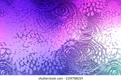Light Pink, Blue vector natural elegant background. Decorative shining illustration with doodles on abstract template. The template can be used as a background for cell phones.