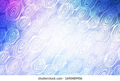 Pintura de color rosa claro, azul vectorial natural elegante. Ilustración colorida abstracta con rosas en estilo doodle. Un diseño completamente nuevo para su negocio.