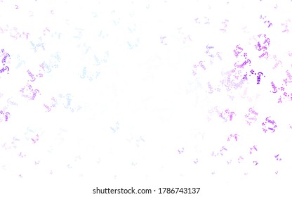 Light Pink, Blue vector natural artwork with leaves, branches. Leaves, branches in natural style on white background. Textured pattern for websites, banners.