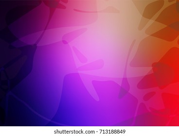 Light Pink, Blue vector natural elegant pattern. Modern geometrical abstract illustration with doodles drawn by child. The best blurred design for your business.