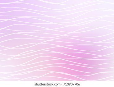 Light Pink, Blue vector natural elegant texture. Blurred decorative design in Indian style with lines. Hand painted design for web, leaflet, textile.