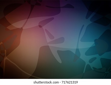 Light Pink, Blue vector natural elegant template. Modern geometrical abstract illustration with doodles drawn by child. Hand painted design for web, wrapping, wallpaper.