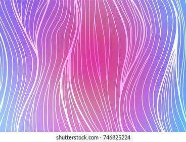 Light Pink, Blue vector natural abstract pattern. A completely new color illustration in doodle style. The template can be used as a background for cell phones.