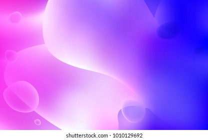Light Pink, Blue vector pattern with lamp shapes. Creative illustration in halftone memphis style with gradient. New composition for your brand book.