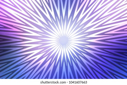 Light Pink, Blue vector pattern with sharp lines. Lines on blurred abstract background with gradient. Pattern for ads, posters, banners.