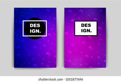 Light Pink, Blue vector pattern for posters. Glitter abstract design concept with text box. Beautiful design for cover of notepads.