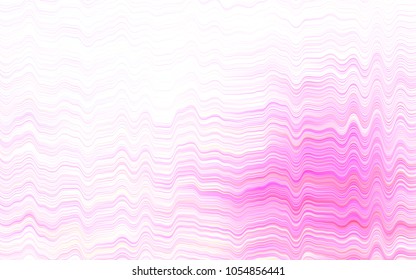 Light Pink, Blue vector pattern with lamp shapes. A sample with blurred bubble shapes. Brand-new design for your ads, poster, banner.