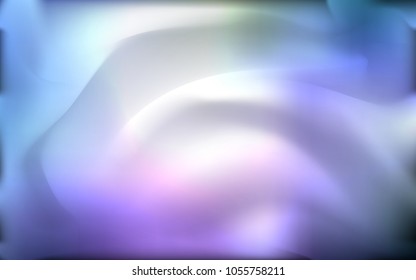 Light Pink, Blue vector pattern with liquid shapes. Shining crooked illustration in marble style. The elegant pattern for brand book.