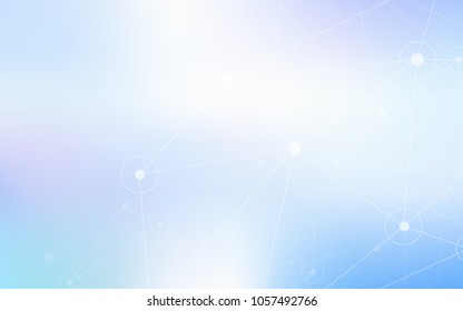 Light Pink, Blue vector pattern with spheres, triangles. Decorative design in abstract style with triangle structure. Pattern can be used for beautiful websites.