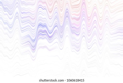 Light Pink, Blue vector pattern with bubble shapes. Shining crooked illustration in marble style. Brand-new design for your ads, poster, banner.