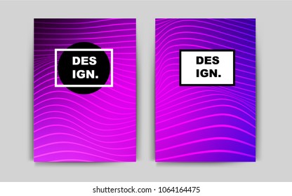 Light Pink, Blue vector pattern for posters. Blurred decorative design in abstract style with textbox. Completely new template for your brand book.