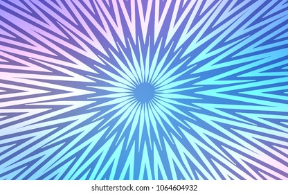 Light Pink, Blue vector pattern with sharp lines. Decorative shining illustration with lines on abstract template. Template for your beautiful backgrounds.