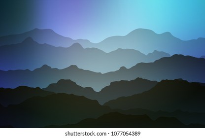 Light Pink, Blue vector pattern with lamp shapes. Glitter abstract illustration with wry lines. The template for cell phone backgrounds.