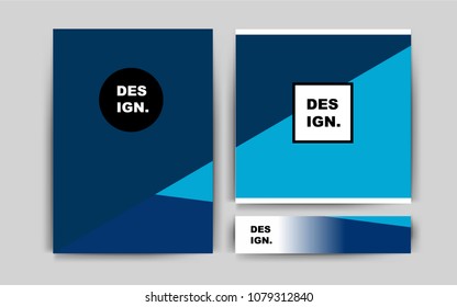 Light Pink, Blue vector pattern for posters. Blurred decorative design in abstract style with textbox. Completely new template for your brand book.