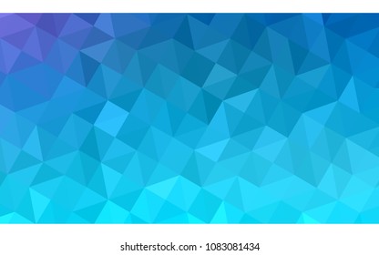 Light Pink, Blue vector Pattern.  triangular template. Geometric sample. Repeating routine with triangle shapes. New texture for your design. Pattern can be used for background.