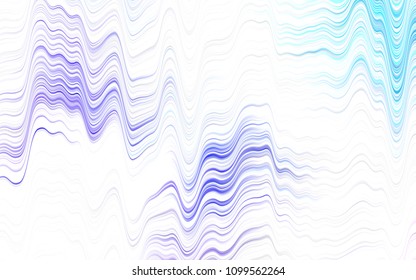 Light Pink, Blue vector pattern with bent ribbons. Geometric illustration in marble style with gradient.  The best blurred design for your business.
