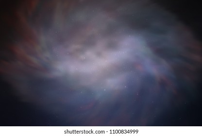 Light Pink, Blue vector pattern with night sky stars. Modern abstract illustration with Big Dipper stars. Smart design for your business advert.