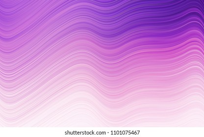 Light Pink, Blue vector pattern with bent ribbons. Shining illustration, which consist of blurred lines, circles. Marble style for your business design.