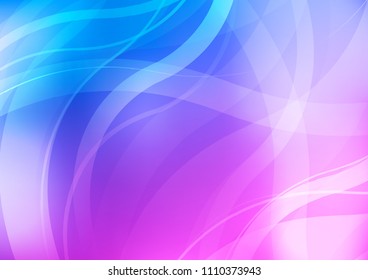 Light Pink, Blue vector pattern with lamp shapes. Geometric illustration in marble style with gradient.  The elegant pattern for brand book.