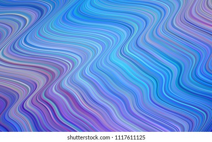 Light Pink, Blue vector pattern with lamp shapes. An elegant bright illustration with gradient. Marble style for your business design.