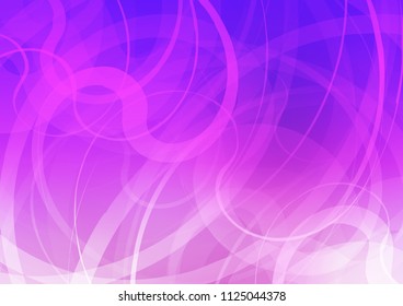 Light Pink, Blue vector pattern with bubble shapes. Brand new colored illustration in marble style with gradient. A completely new template for your business design.