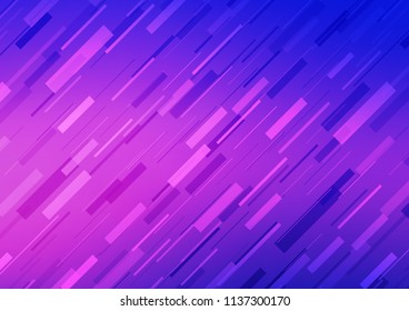 Light Pink, Blue vector pattern with narrow lines. Shining colored illustration with narrow lines. The pattern can be used for busines ad, booklets, leaflets
