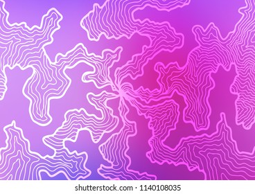 Light Pink, Blue vector pattern with bubble shapes. Shining illustration, which consist of blurred lines, circles. Marble style for your business design.
