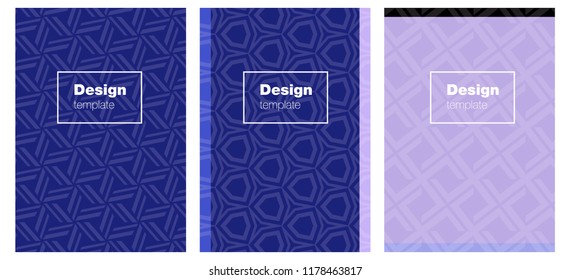 Light Pink, Blue vector pattern for magazines. Booklet with textbox on colorful abstract background. Pattern for leaflets, booklets.