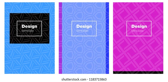 Light Pink, Blue vector pattern for magazines. Web interface on abstract background with colorful gradient. Pattern for leaflets, booklets.