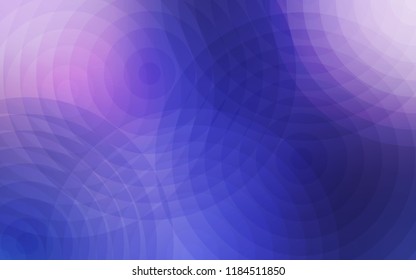 Light Pink, Blue vector pattern with spheres. Blurred bubbles on abstract background with colorful gradient. Beautiful design for your business advert.