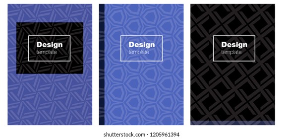 Light Pink, Blue vector pattern for magazines. Modern abstract design concept with colorful gradient. Completely new template books.