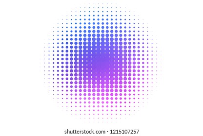 Light Pink, Blue vector pattern with spheres. Abstract illustration with colored bubbles in nature style. Pattern for ads, leaflets.