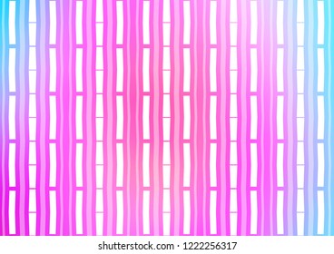 Light Pink, Blue vector pattern with narrow lines. Blurred decorative design in simple style with lines. The pattern can be used for websites.