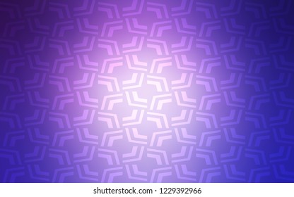 Light Pink, Blue vector pattern with curved circles. A completely new color illustration in marble style. Pattern for your business design.