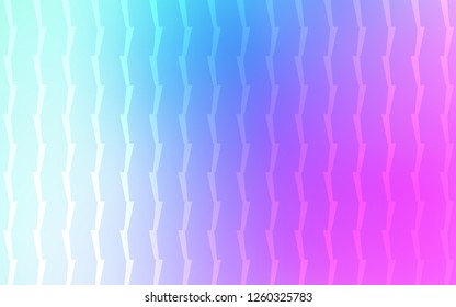 Light Pink, Blue vector pattern with sharp lines. Glitter abstract illustration with colored sticks. Smart design for your business advert.