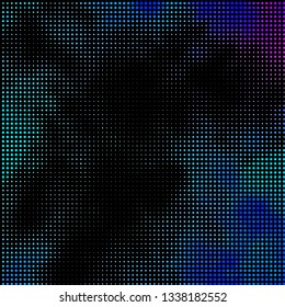Light Pink, Blue vector pattern with circles. Abstract decorative design in gradient style with bubbles. Pattern for booklets, leaflets.
