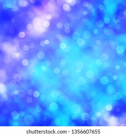 Light Pink, Blue vector pattern with circles. Modern abstract illustration with colorful circle shapes. Pattern for booklets, leaflets.