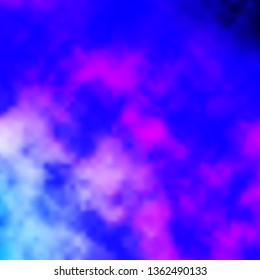 Light Pink, Blue vector pattern with clouds. Illustration in abstract style with gradient clouds. Pattern for your booklets, leaflets.