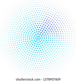 Light Pink, Blue vector pattern with abstract stars. Colorful illustration in abstract style with gradient stars. Best design for your ad, poster, banner.