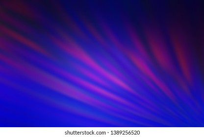 Light Pink, Blue vector pattern with sharp lines. Colorful shining illustration with lines on abstract template. Best design for your ad, poster, banner.