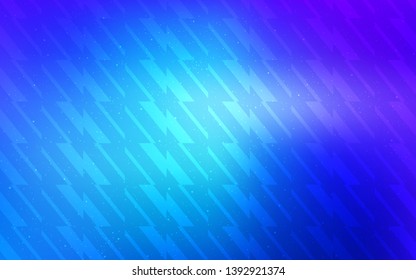 Light Pink, Blue vector pattern with sharp lines. Colorful shining illustration with lines on abstract template. Best design for your ad, poster, banner.