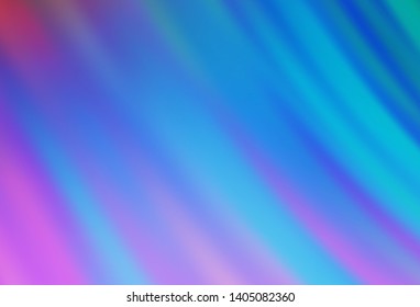 Light Pink, Blue vector pattern with sharp lines. Colorful shining illustration with lines on abstract template. Pattern for ads, posters, banners.