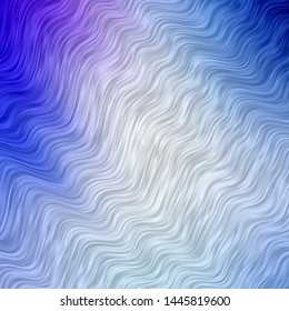 Light Pink, Blue vector pattern with lines. Abstract gradient illustration with wry lines. Pattern for ads, commercials.