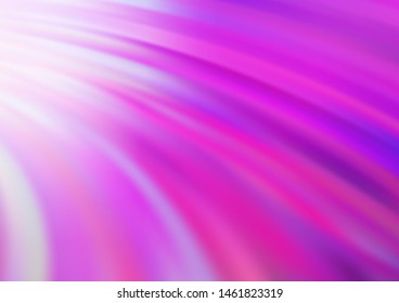 Light Pink, Blue vector pattern with bent ribbons. Modern gradient abstract illustration with bandy lines. Marble style for your business design.