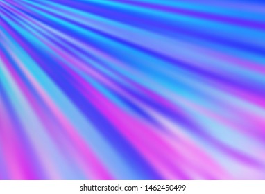 Light Pink, Blue vector pattern with narrow lines. Blurred decorative design in simple style with lines. Backdrop for TV commercials.