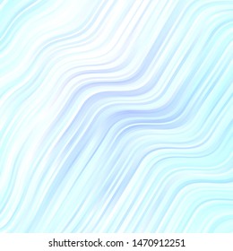 Light Pink, Blue vector pattern with curves. Colorful illustration in abstract style with bent lines. Pattern for websites, landing pages.