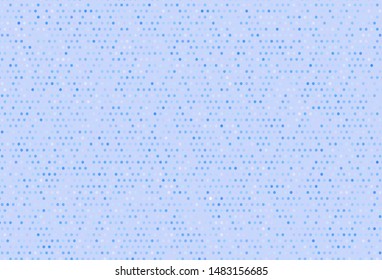 Light Pink, Blue vector pattern with spheres. Beautiful colored illustration with blurred circles in nature style. New template for your brand book.