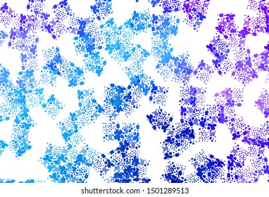 Light Pink, Blue vector pattern with random forms. Illustration with colorful gradient shapes in abstract style. Best smart design for your business.